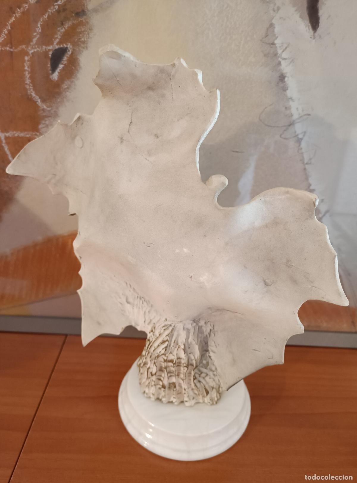 Arte: Vintage Pottery Romantic Decor - Couple Faces on Leaf - Foto 6