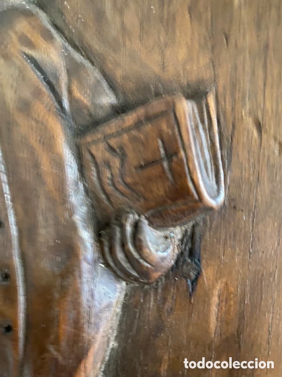 Arte: Antigua Talla de madera autor Montenegro - Foto 8