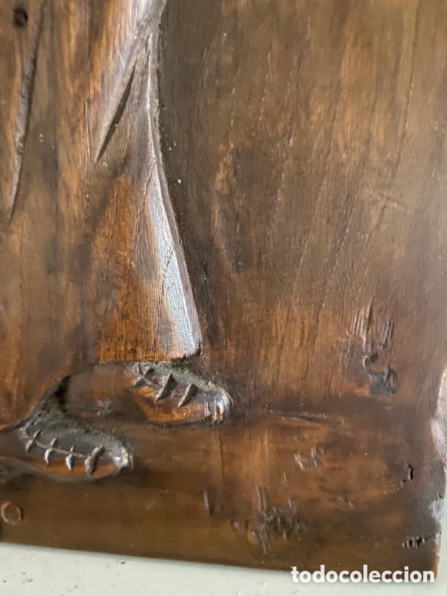Arte: Antigua Talla de madera autor Montenegro - Foto 10