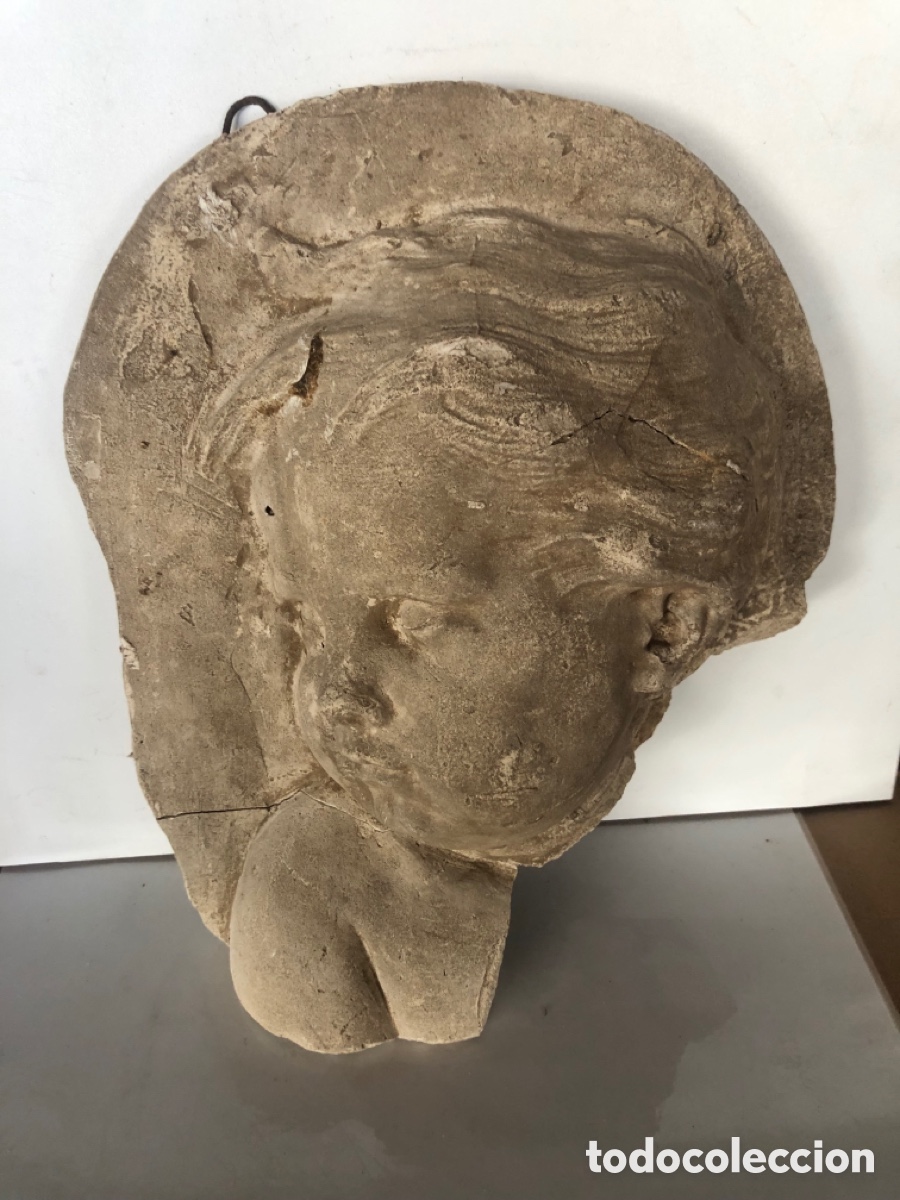 Arte: cabeza de ni&ntilde;o en escayola - Foto 2