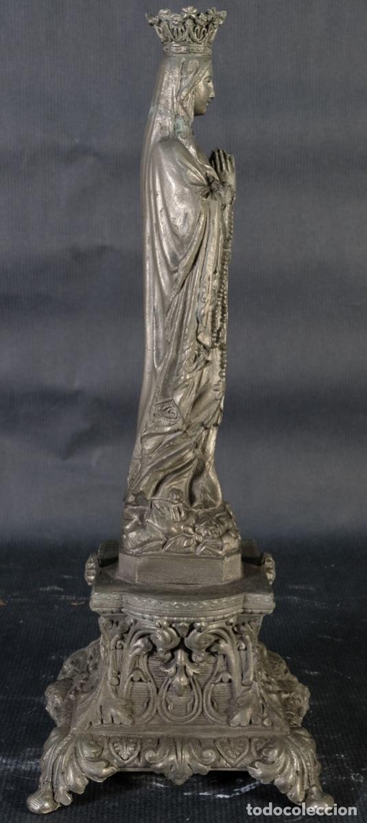 Arte: Virgen orando en calamina - Foto 5
