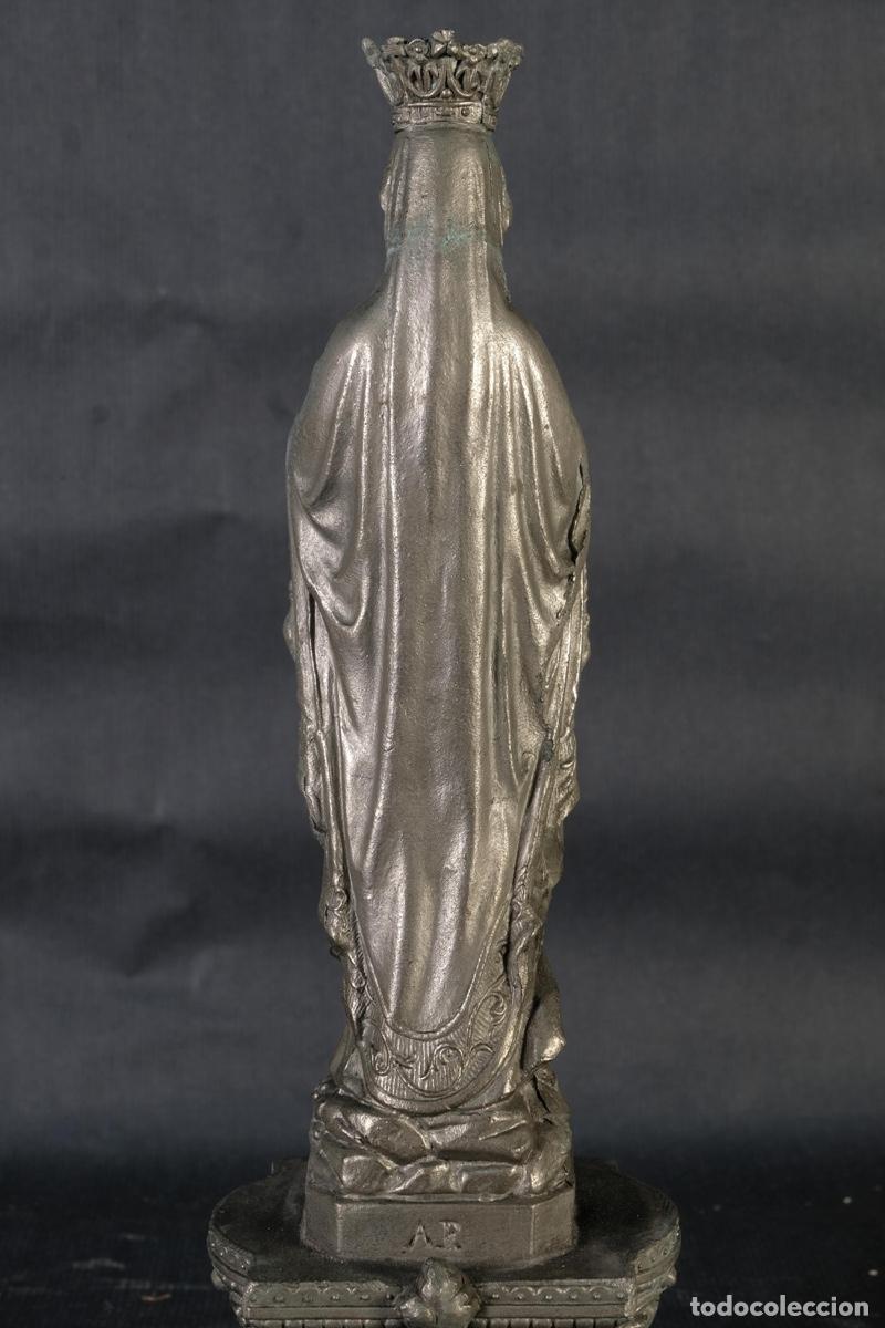 Arte: Virgen orando en calamina - Foto 9
