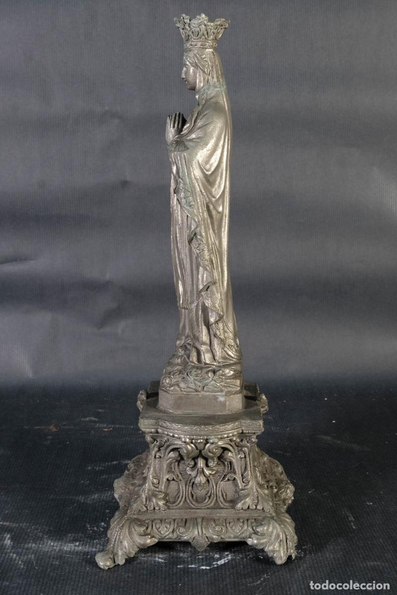 Arte: Virgen orando en calamina - Foto 11