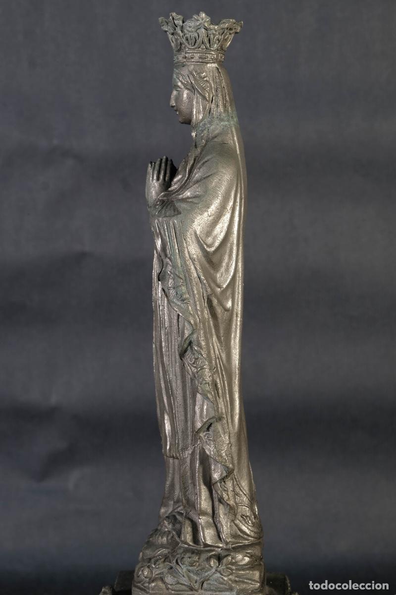 Arte: Virgen orando en calamina - Foto 12