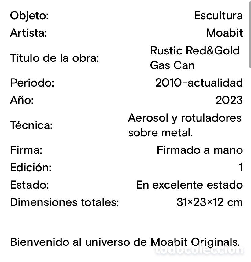 Arte: Moabit-rustic redyy&gold gas can - Foto 7