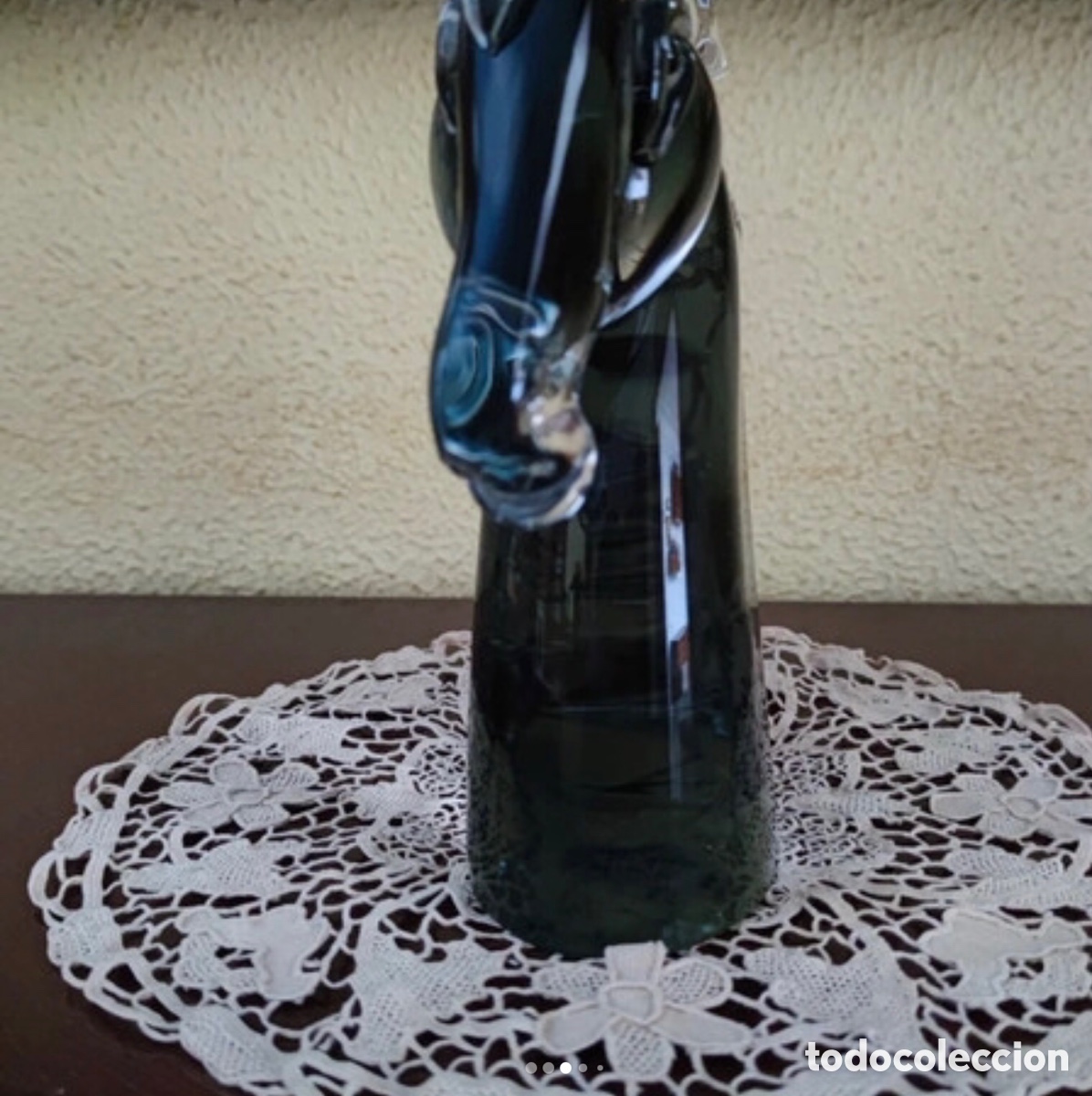 Arte: Cabeza de caballo cristal macizo - Foto 3