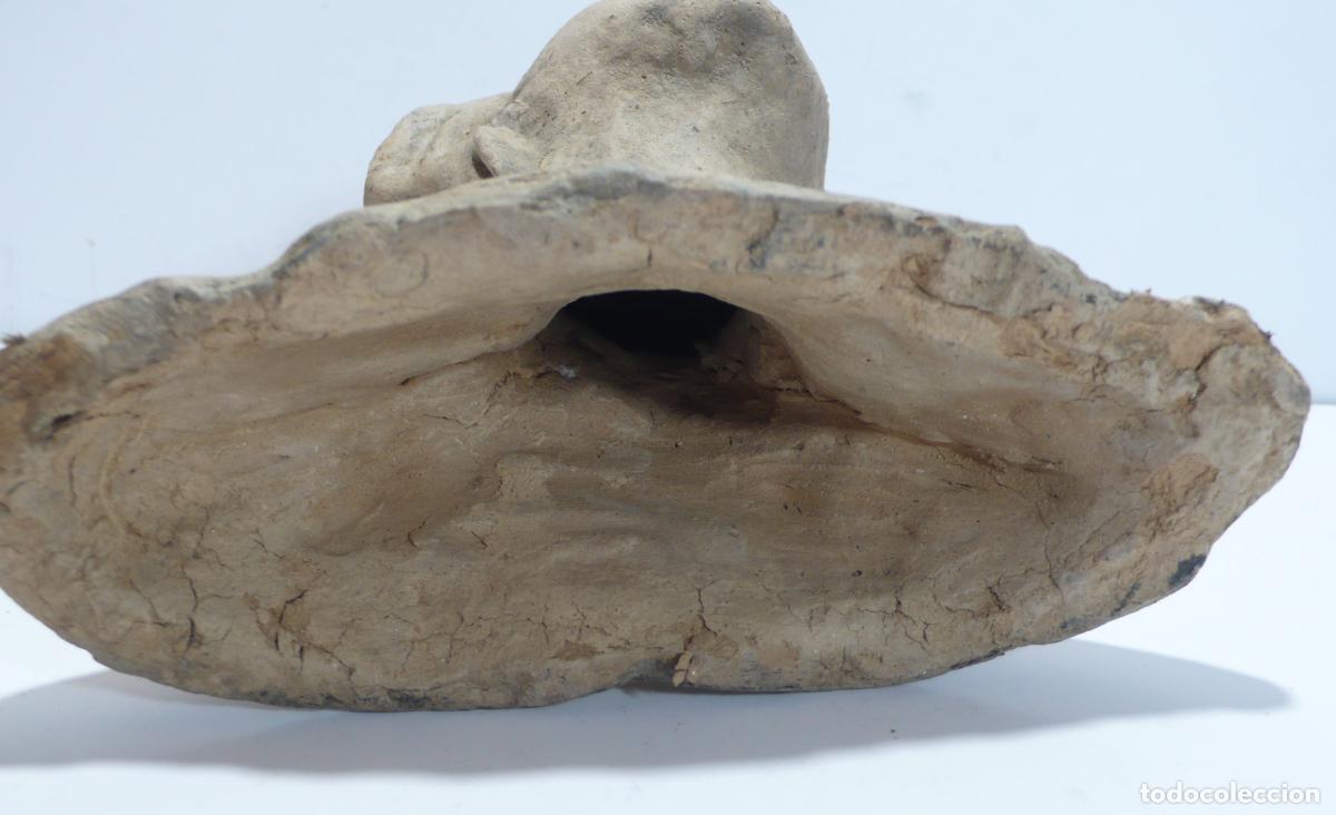Arte: ESCULTURA BUSTO DE MUJER EN ARCILLA - Foto 3