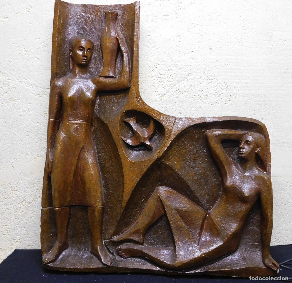 Arte: PLAF&Oacute;N ESCULTURA EN RELIEVE - JOAN MAYN&Eacute; - Foto 1