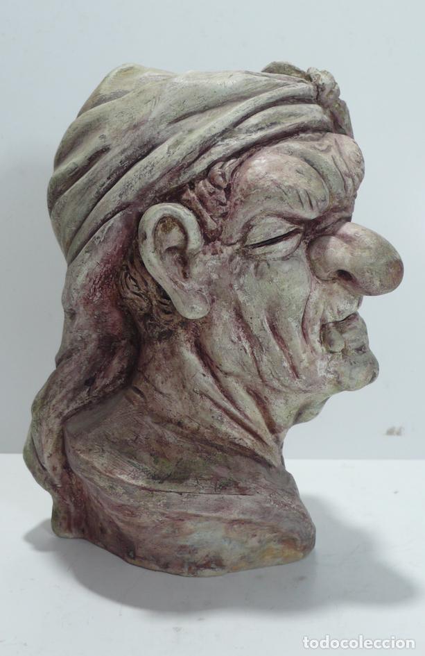 Arte: ESCULTURA DE CABEZA EN YESO - Foto 2