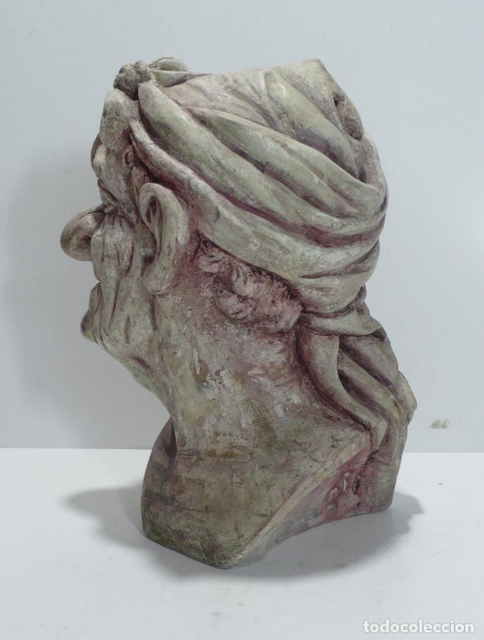 Arte: ESCULTURA DE CABEZA EN YESO - Foto 3