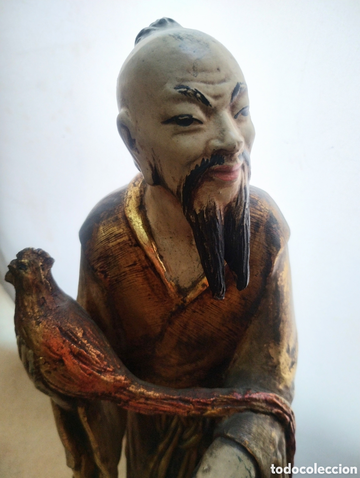 Arte: Figura oriental en estuco - Foto 1