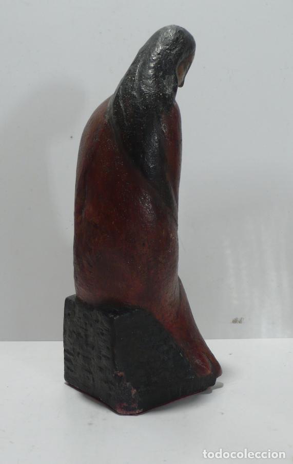 Arte: ESCULTURA DE MUJER SENTADA - Foto 3