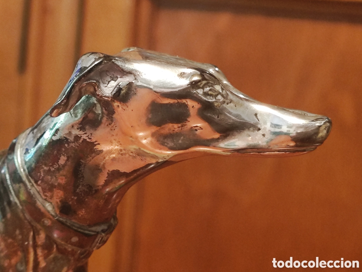 Arte: FIGURA DE GALGO SOBRE ROCA DE CUARZO - Foto 10