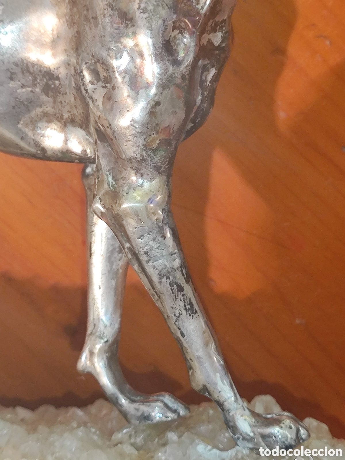 Arte: FIGURA DE GALGO SOBRE ROCA DE CUARZO - Foto 11