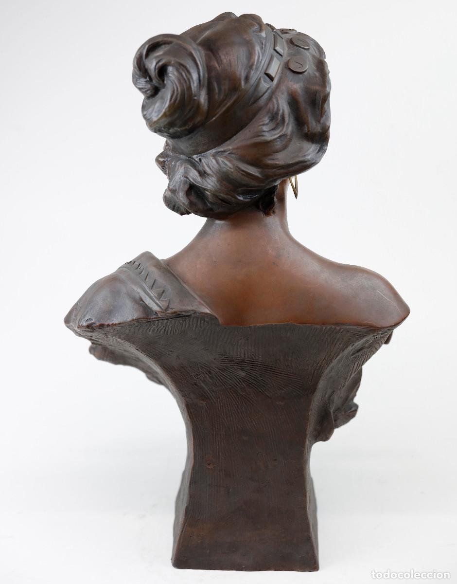 Arte: Ricardo Aurilli, Judith. 1900s. Busto de 56 cm de alto. - Foto 7