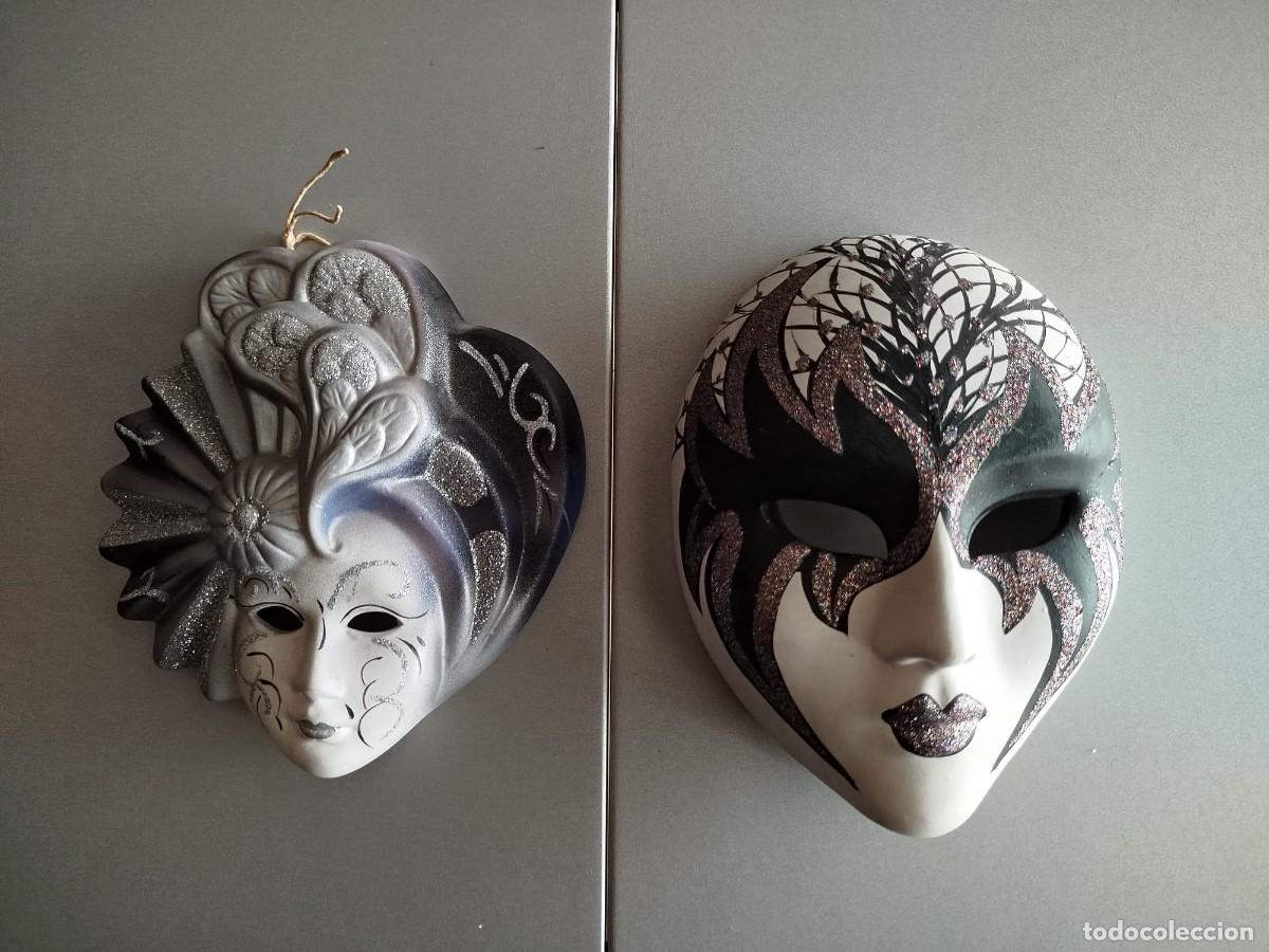 Arte: Set de 2 m&aacute;scaras venecianas - Foto 1