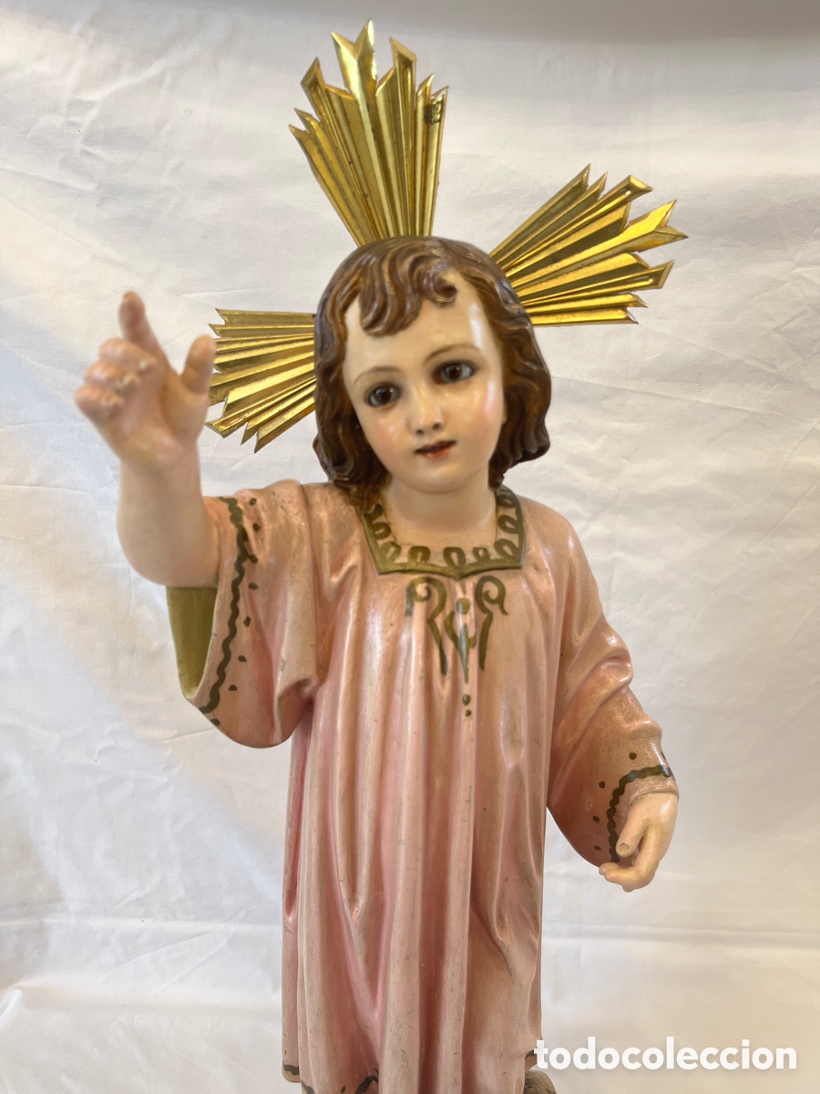 Arte: Ni&ntilde;o jes&uacute;s de Olot 60 cm - Foto 2