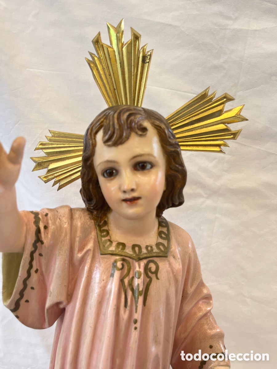 Arte: Ni&ntilde;o jes&uacute;s de Olot 60 cm - Foto 4