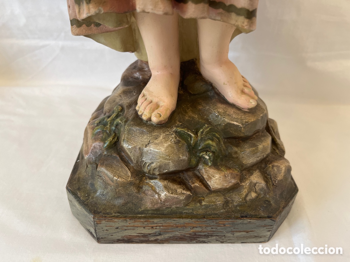Arte: Ni&ntilde;o jes&uacute;s de Olot 60 cm - Foto 7