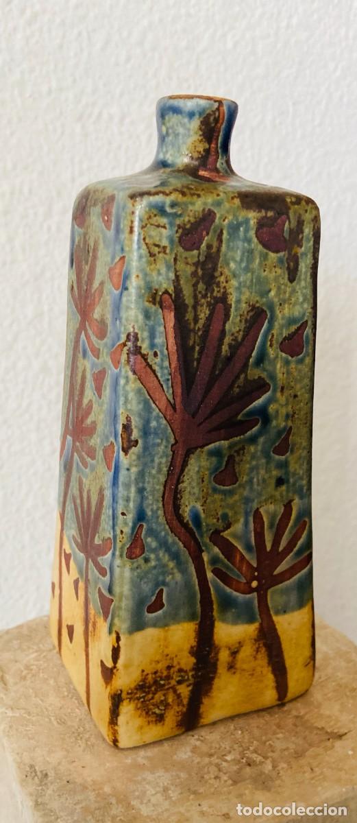 Arte: BOTELLA ALTO PEQUENA DE CERAMICA - Foto 3