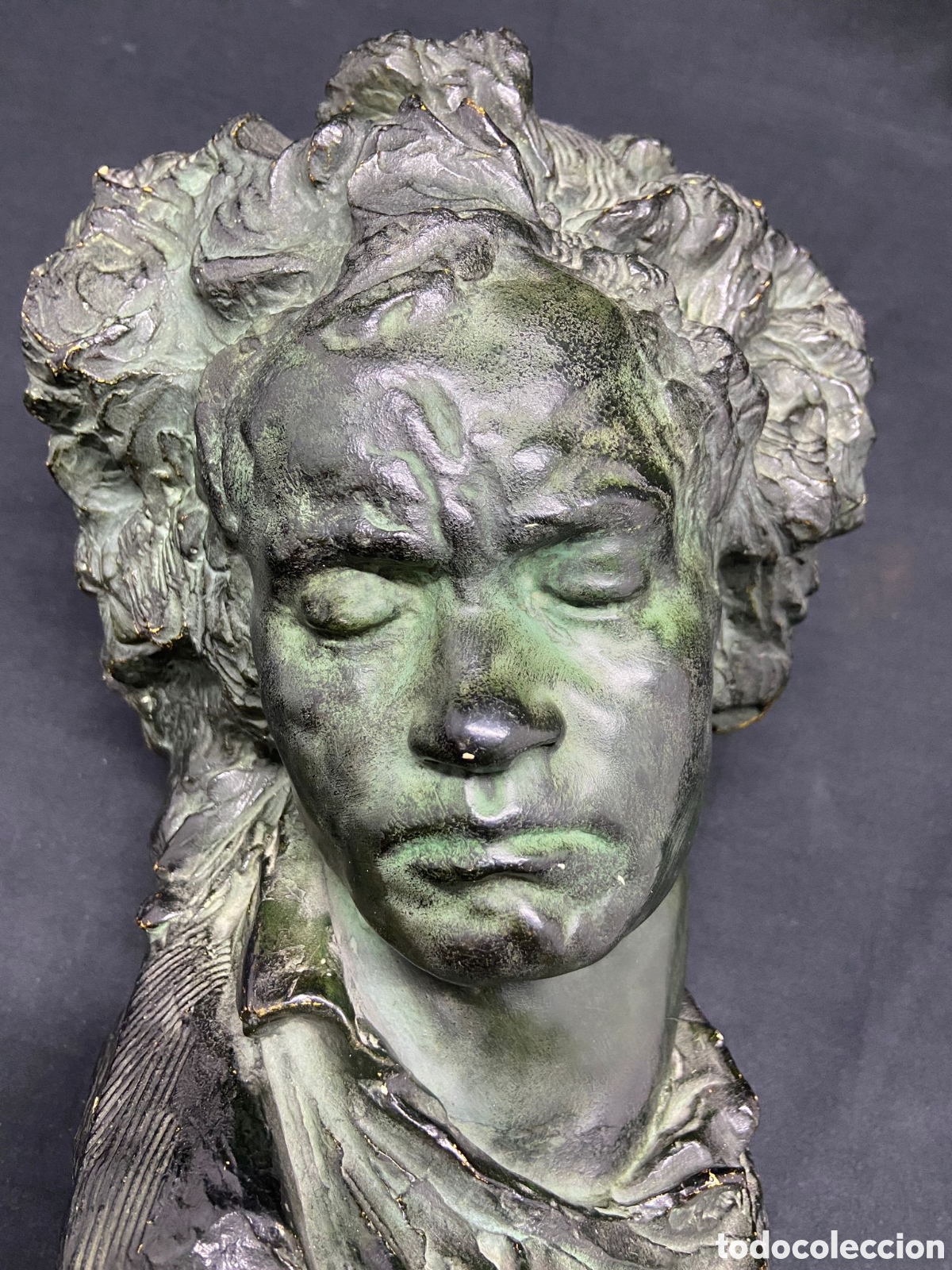 Arte: BUSTO DE BEETHOVEN - FERNAND CIAN - Foto 2
