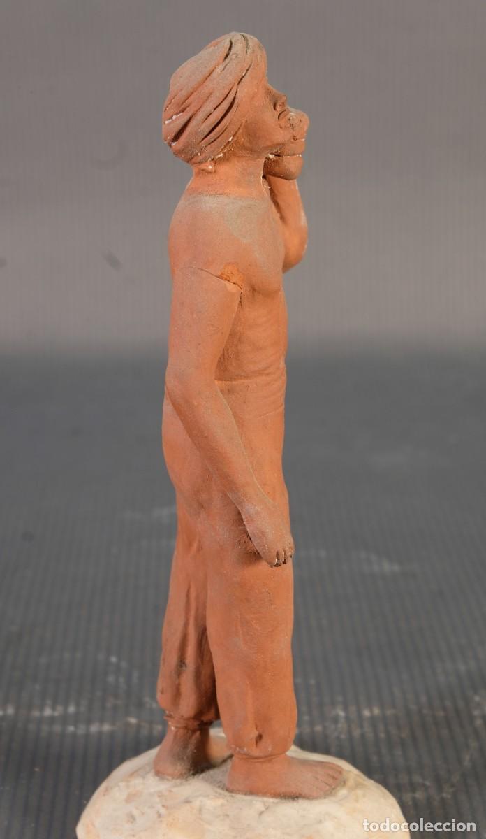Arte: Figura en barro Pastor - Foto 3