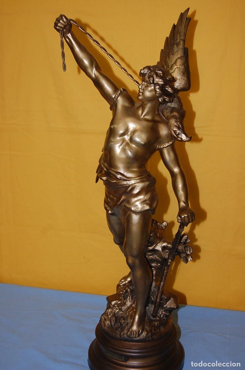 Arte: ESCULTURA DE CALAMINA DORADA. - Foto 8