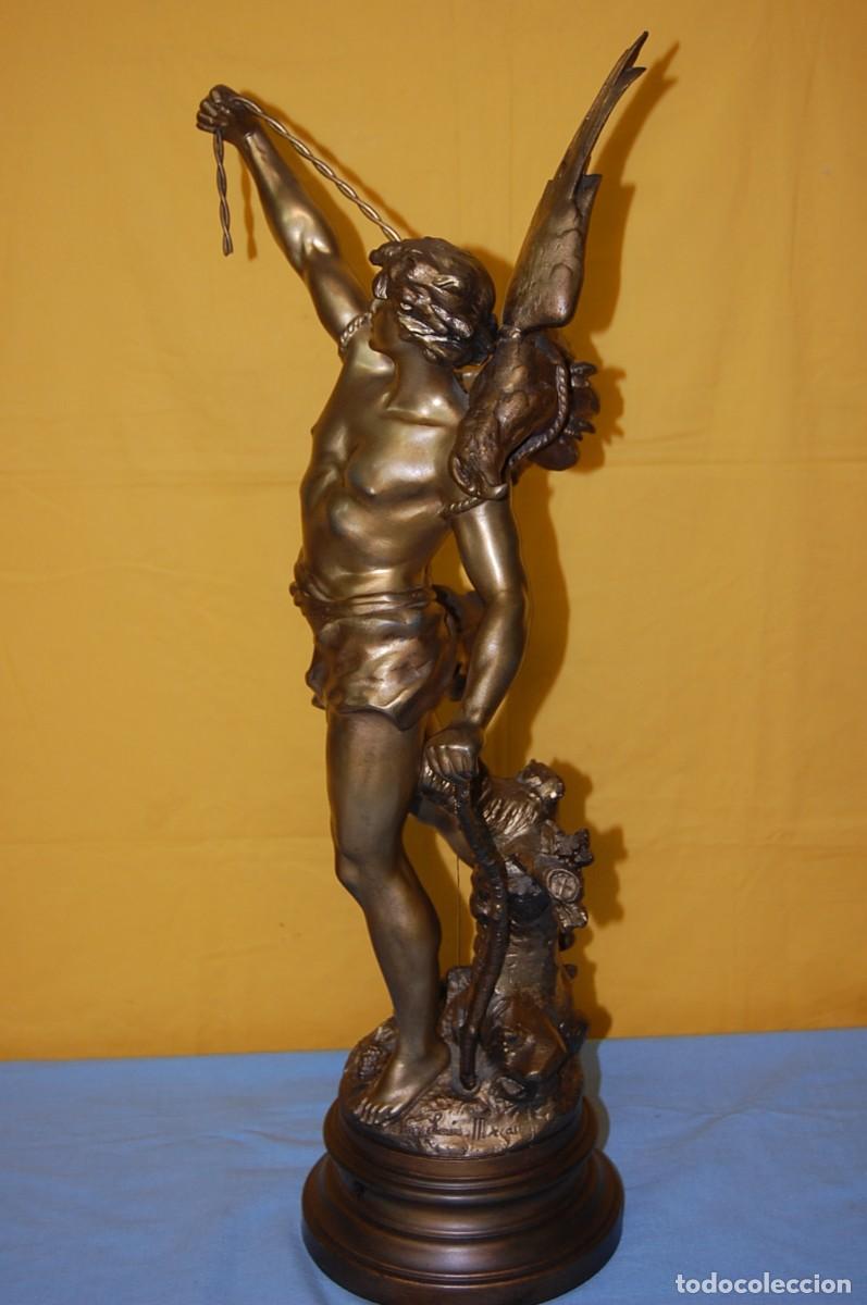 Arte: ESCULTURA DE CALAMINA DORADA. - Foto 9