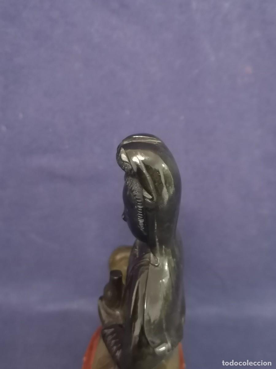 Arte: GUAN-YIN CHINA EN JADE VERDE - Foto 13
