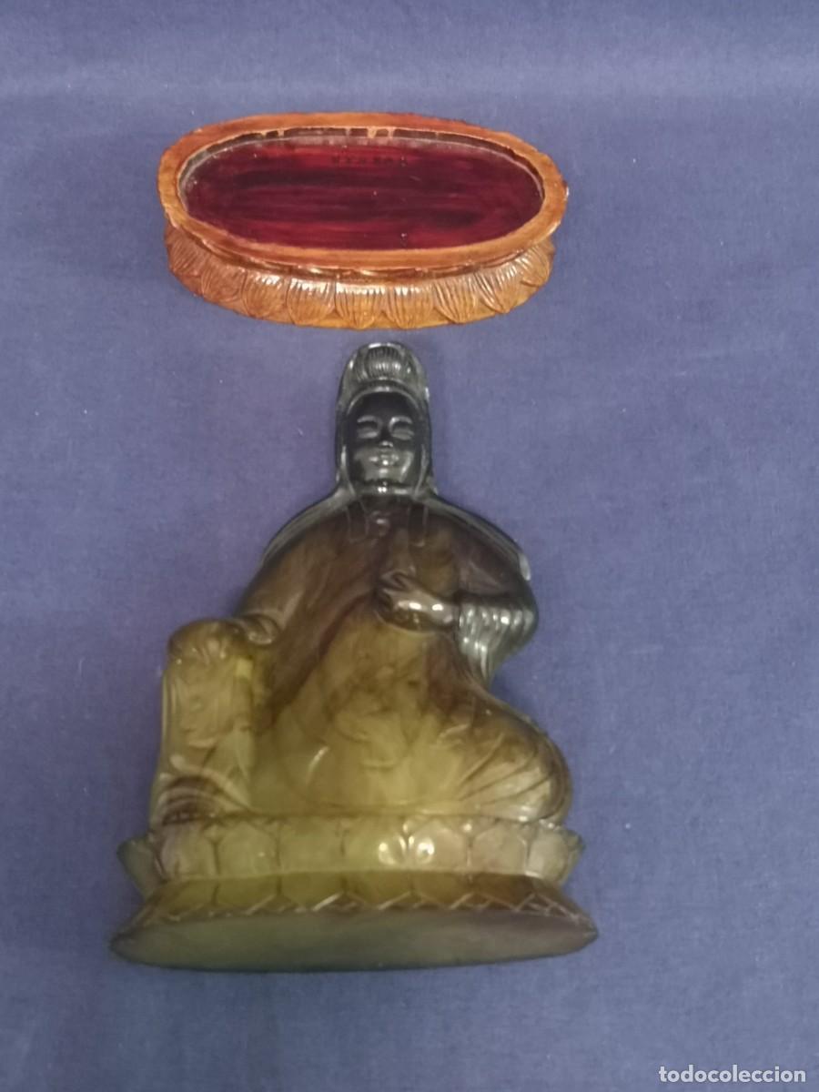 Arte: GUAN-YIN CHINA EN JADE VERDE - Foto 15