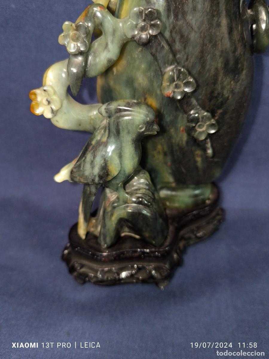 Arte: POTICHE CHINO EN JADE VERDE - Foto 3
