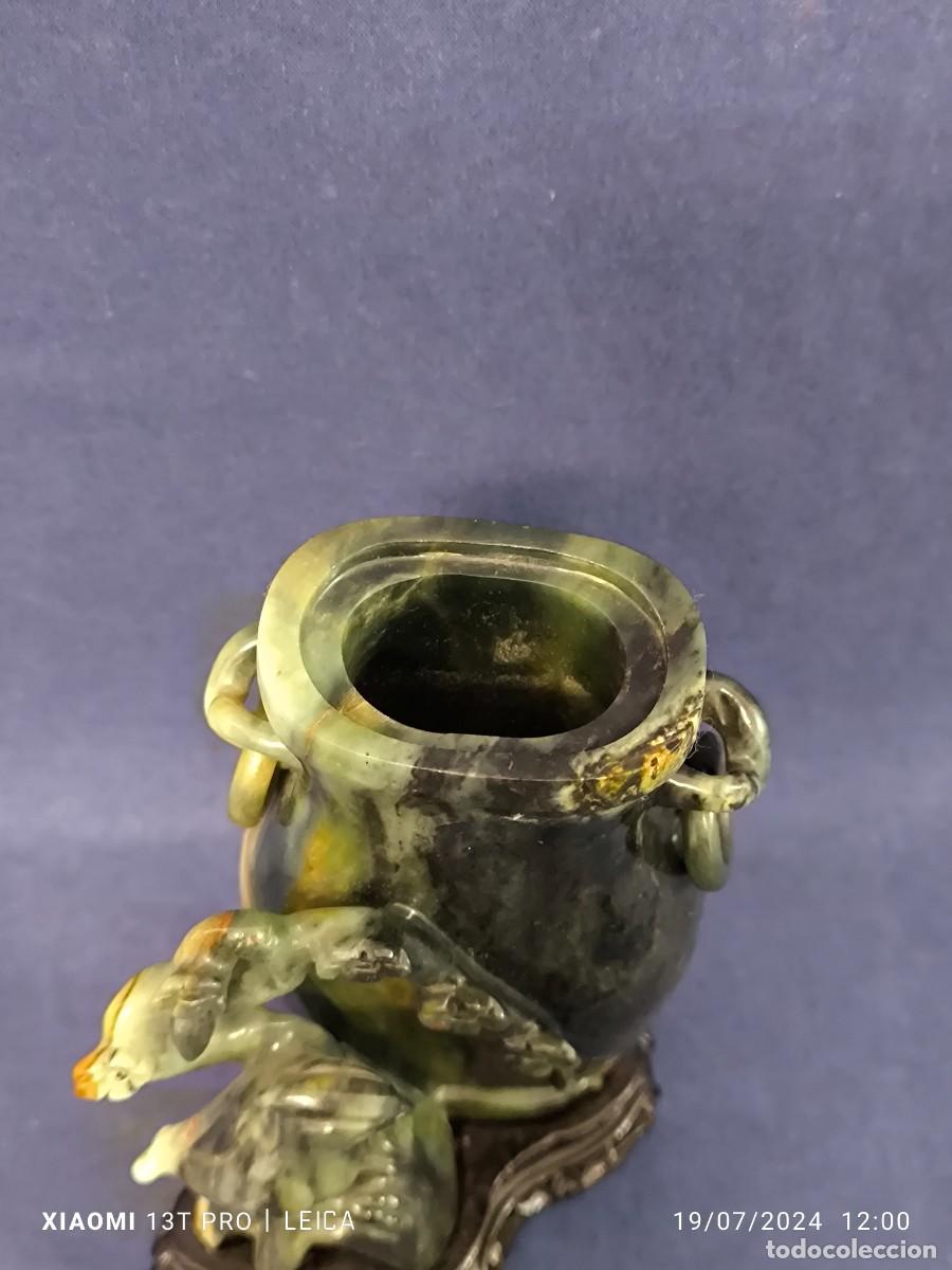 Arte: POTICHE CHINO EN JADE VERDE - Foto 11