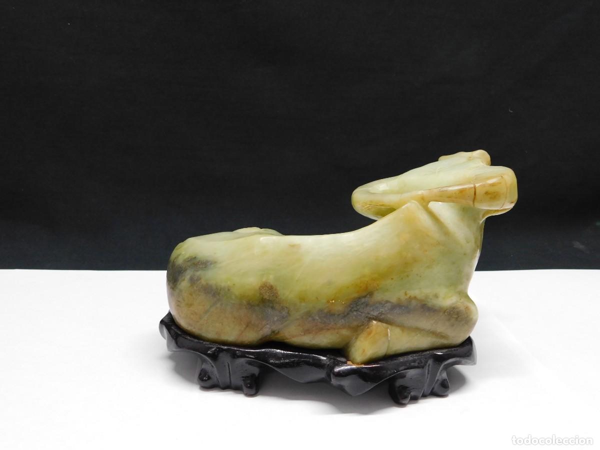 Arte: ESCULTURA TORO DE JADE - Foto 5