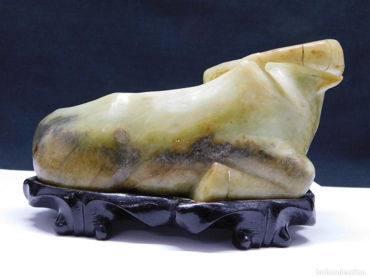 Arte: ESCULTURA TORO DE JADE - Foto 7