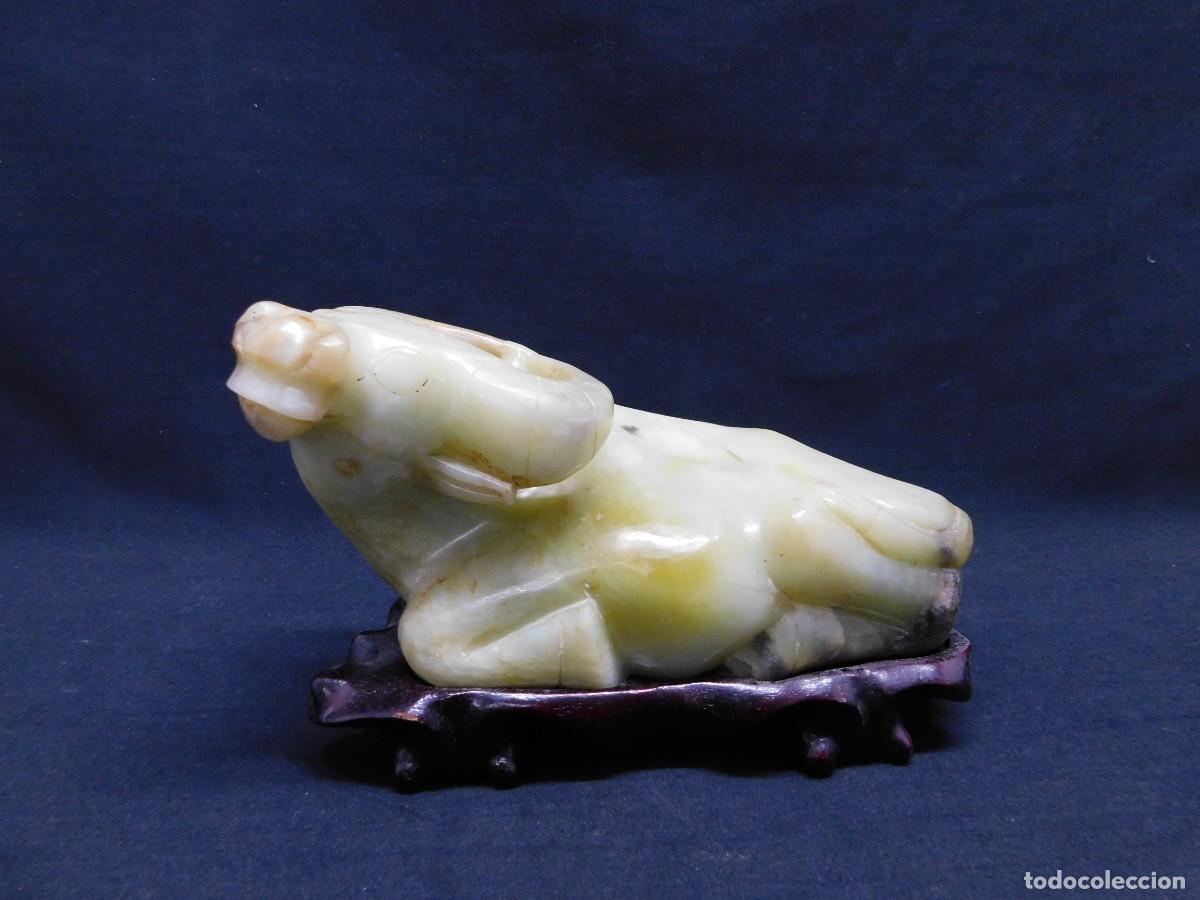 Arte: ESCULTURA TORO DE JADE - Foto 9