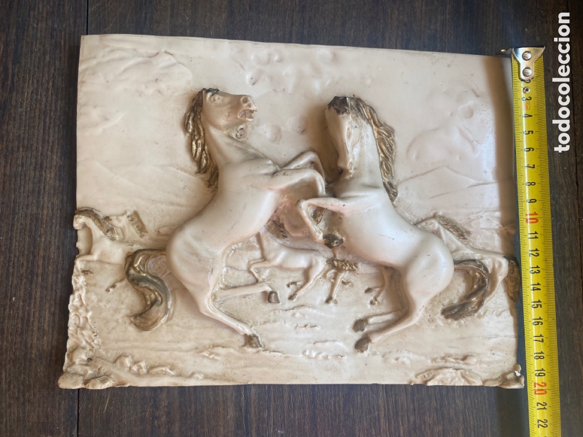 Arte: Bajo relieve caballos salvajes - Foto 2