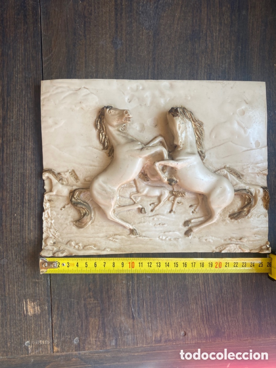 Arte: Bajo relieve caballos salvajes - Foto 3
