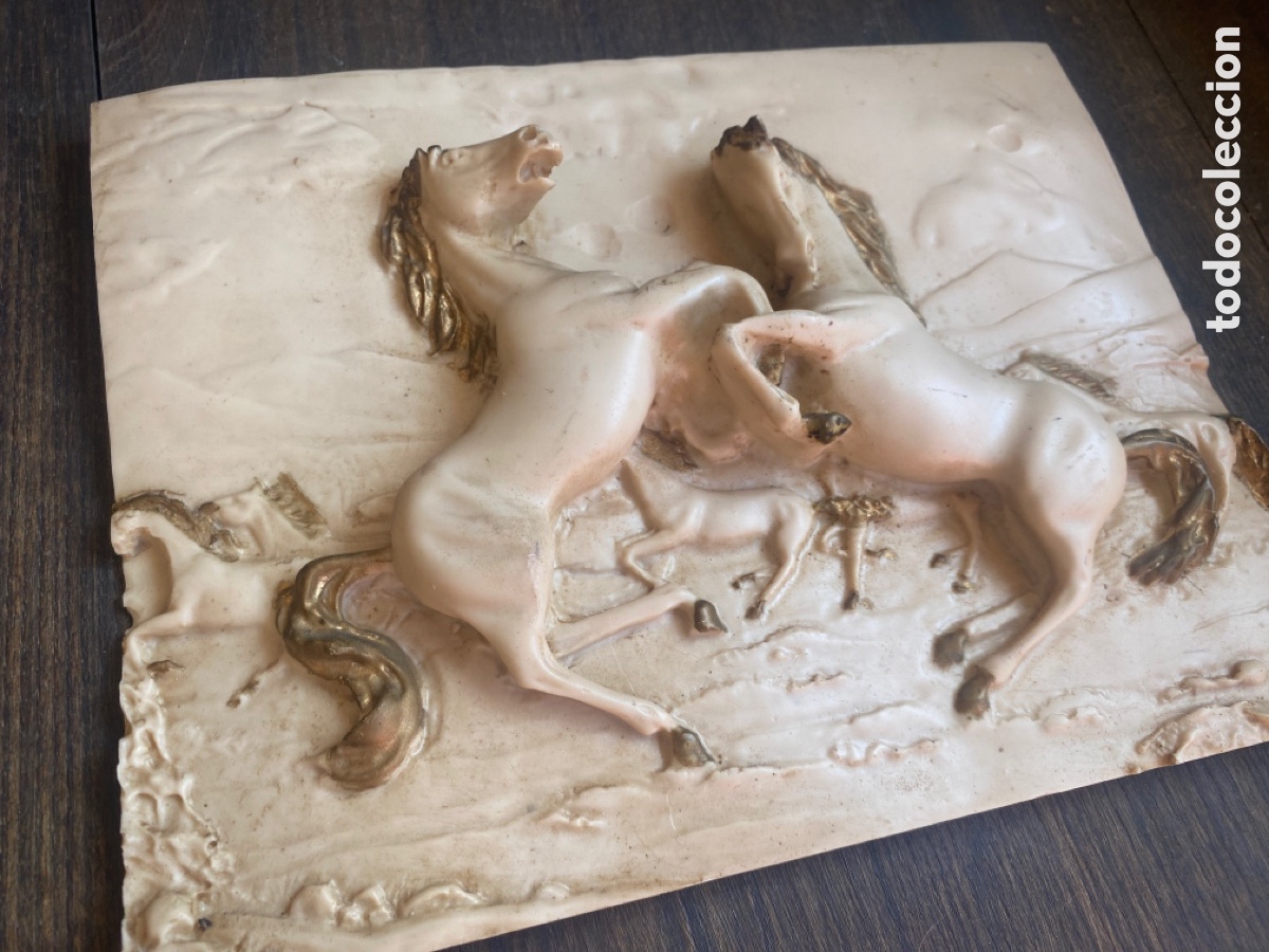Arte: Bajo relieve caballos salvajes - Foto 5