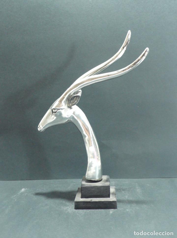 Arte: ESCULTURA CABEZA DE CIERVO - Foto 2