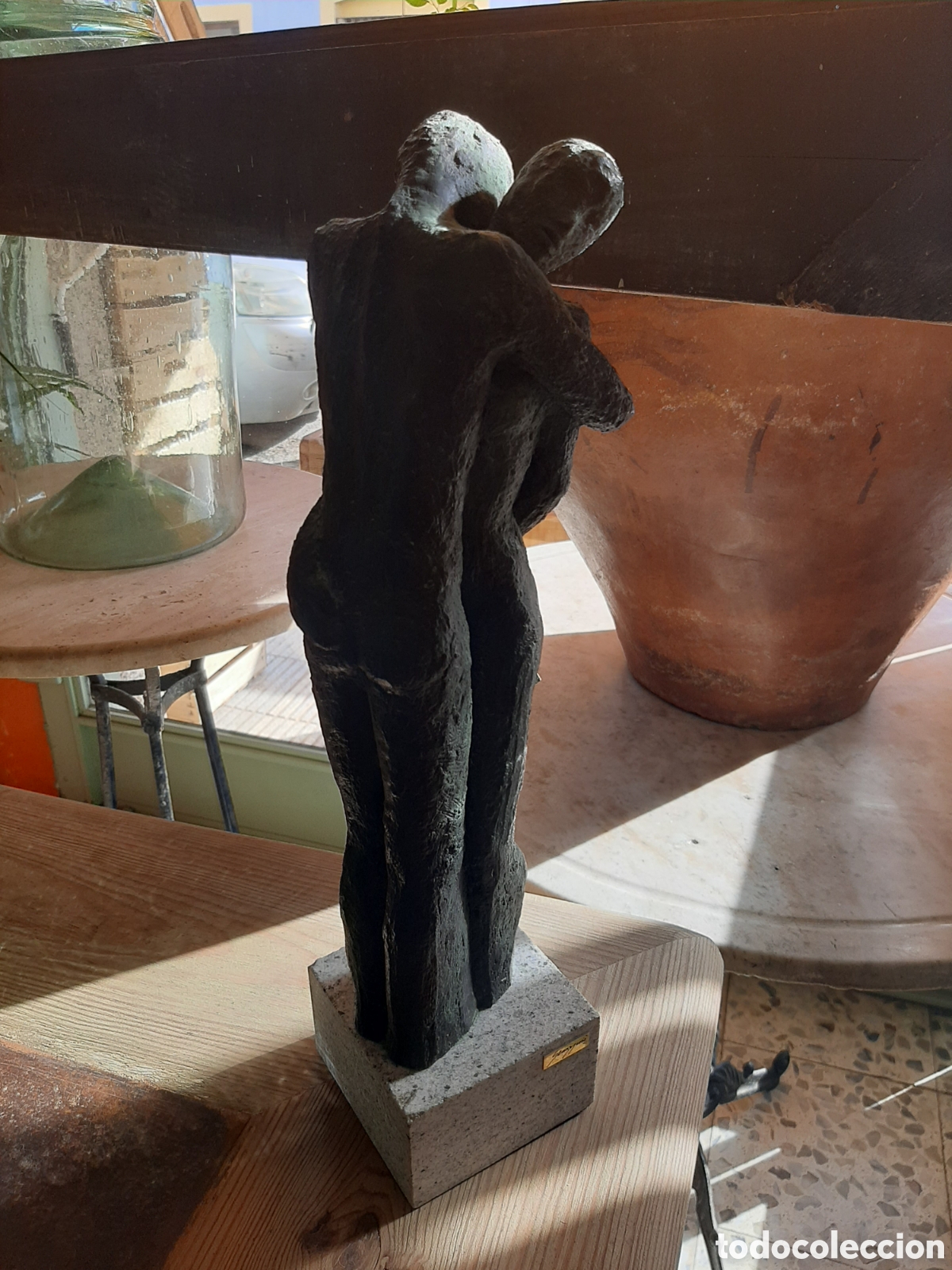 Arte: Escultura &rdquo; el abrazo &rdquo; Genny Muri&aacute; - Foto 2