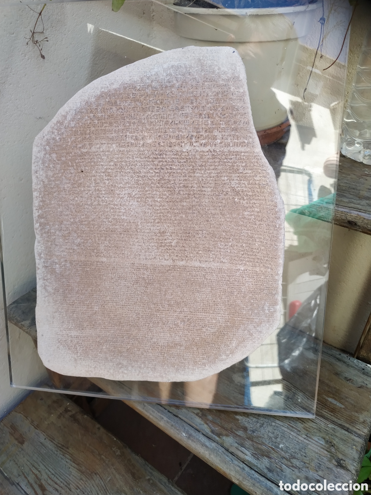Arte: Reproduccion Piedra Rosetta - Foto 1