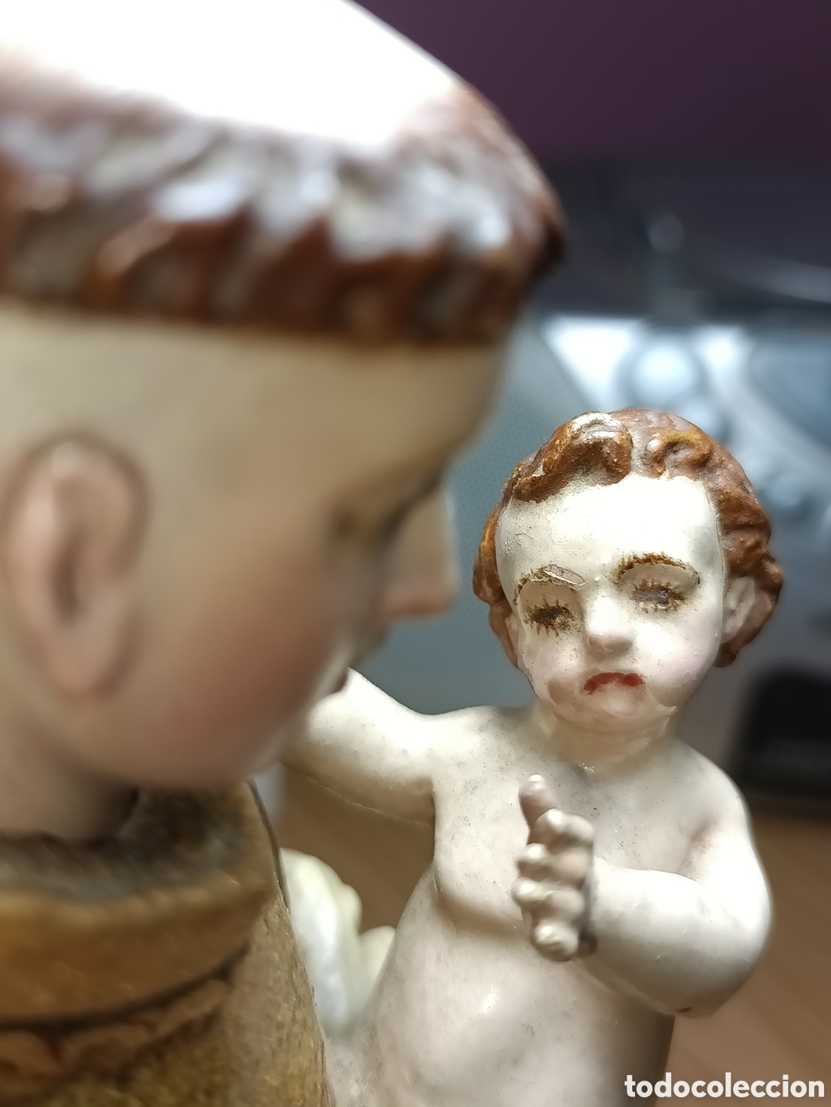 Arte: San antonio, policromado - Foto 13