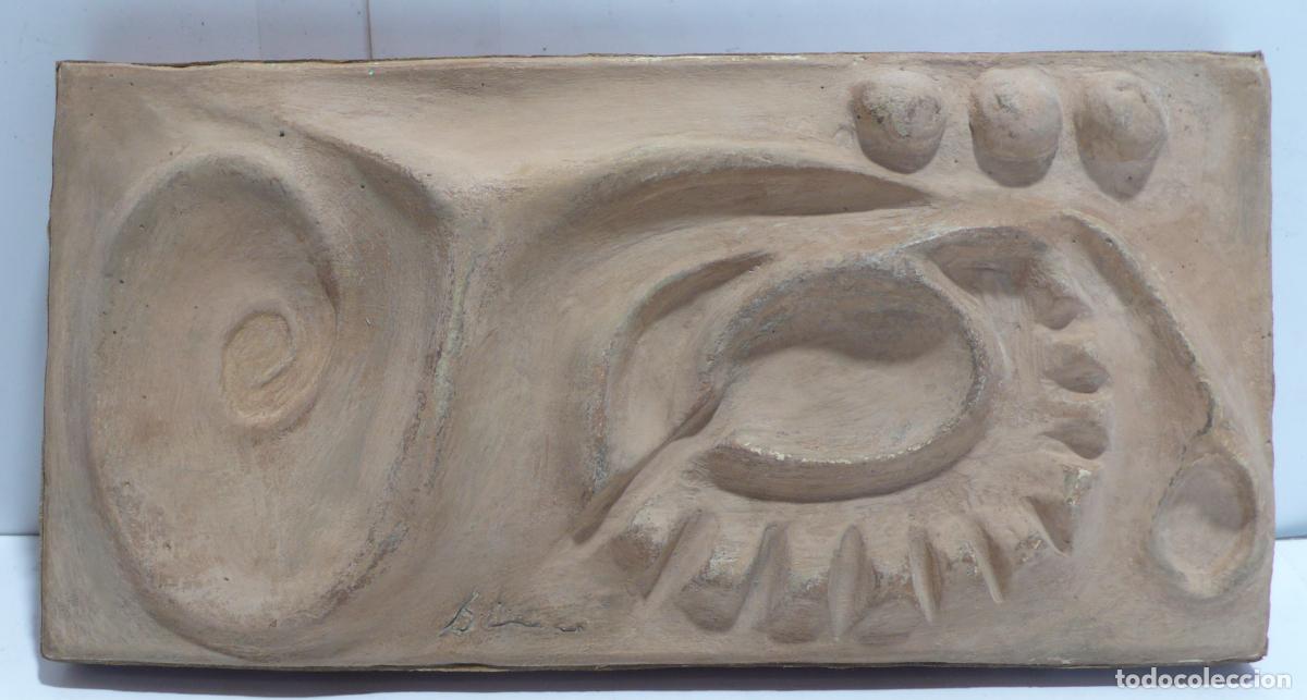 Arte: PLACA ABSTRACTA EN YESO - Foto 1