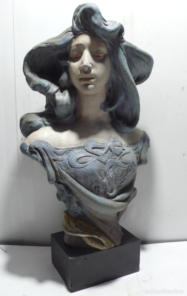 Arte: ESCULTURA BUSTO DE MUJER - Foto 1