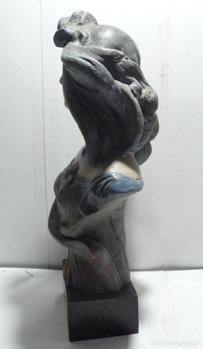 Arte: ESCULTURA BUSTO DE MUJER - Foto 2