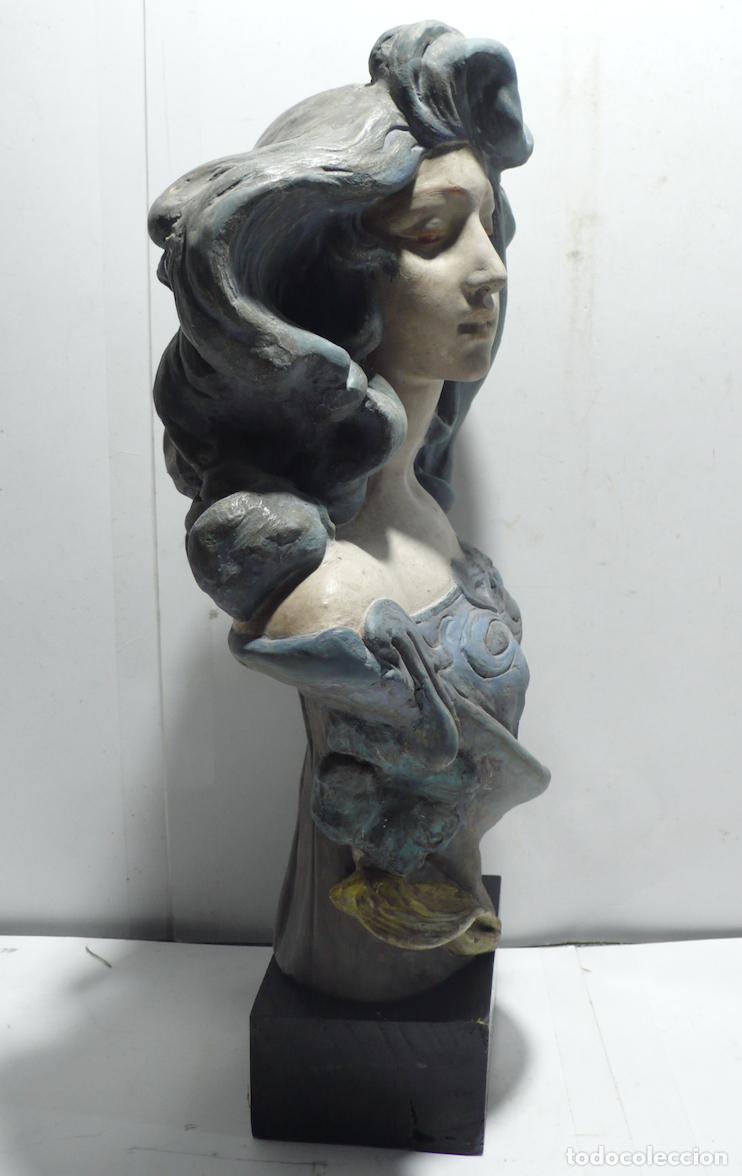 Arte: ESCULTURA BUSTO DE MUJER - Foto 4