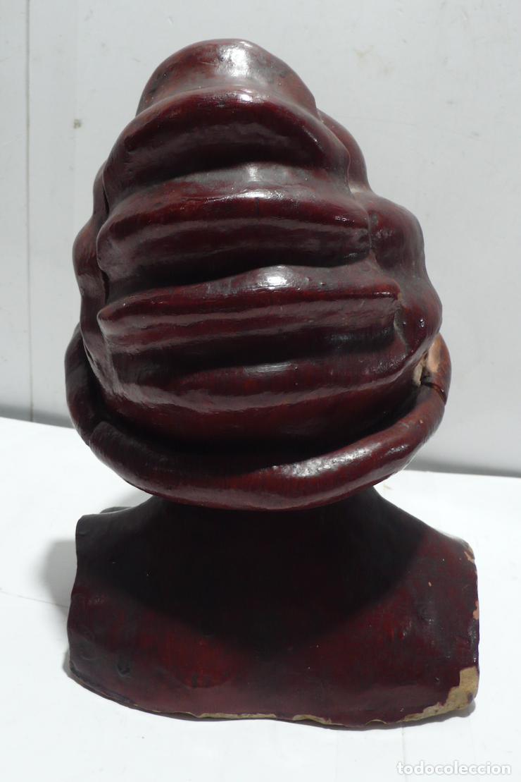 Arte: CABEZA DE MUJER EN TERRACOTA - Foto 4