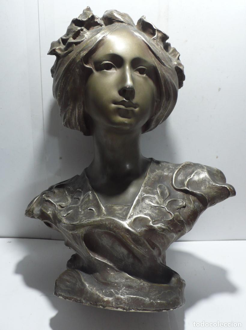 Arte: ESCULTURA BUSTO DE MUJER - Foto 1