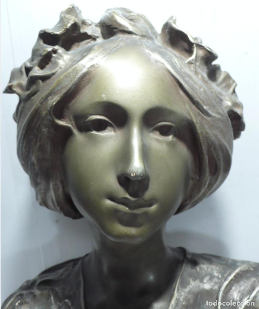 Arte: ESCULTURA BUSTO DE MUJER - Foto 2