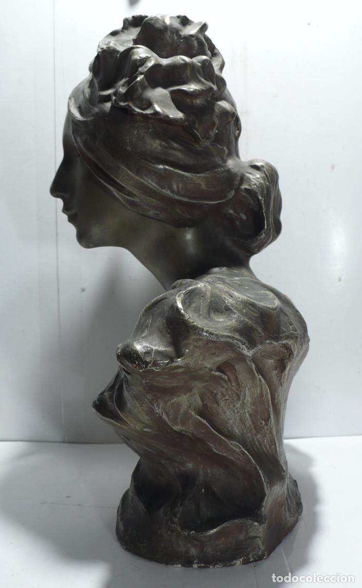 Arte: ESCULTURA BUSTO DE MUJER - Foto 3